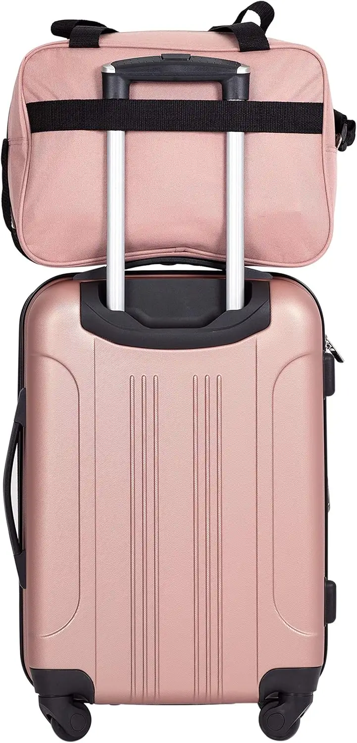 Travelers Club Midtown Hardside Luggage Travel, Rose Gold, 4-Piece Set - 91U8RWQyeuL._AC_SL1500_